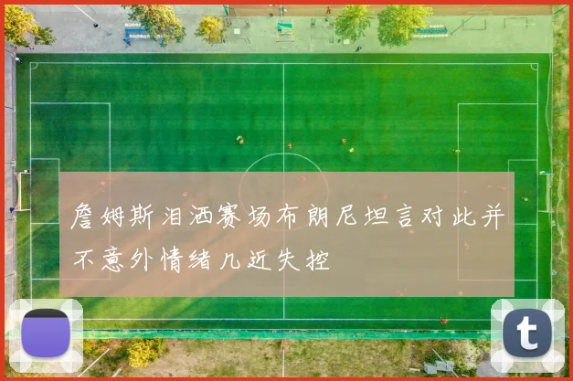 詹姆斯泪洒赛场布朗尼坦言对此并不意外情绪几近失控