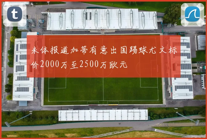 米体报道加蒂有意出国踢球尤文标价2000万至2500万欧元